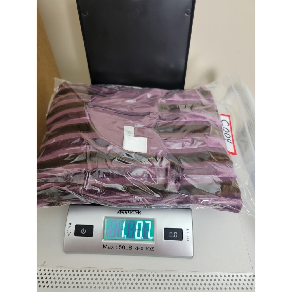 London Times Velvet Dress Women 8 Purple Brown Burnout Striped Retro Chic Y2K - Picture 8 of 9